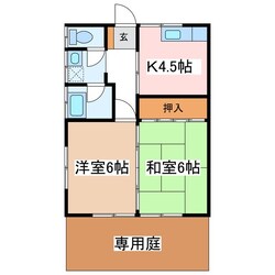 松本駅 徒歩43分 1階の物件間取画像